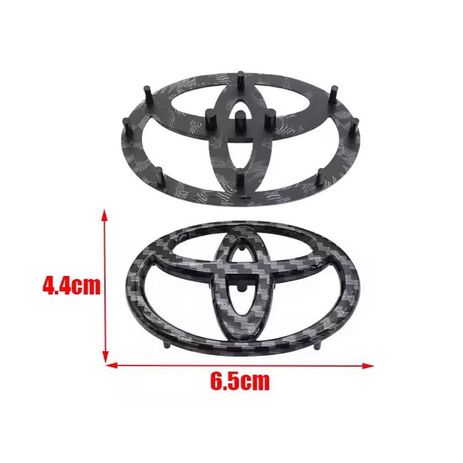 OVERLAY !! 2019 - 2024 TOYOTA RAV4 LE AWD Hybrid GLOSS BLACK OUT EMBLEM KIT