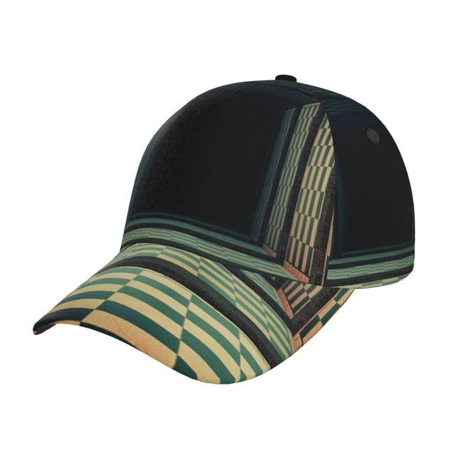 3d Abstract Chess Board Baseball Caps Adjustable Golf Dad Hat for Men