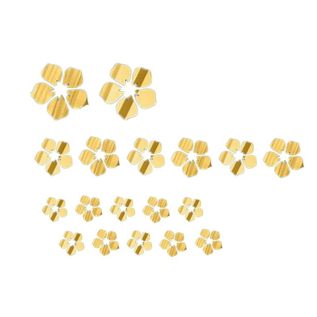 3d Acrylic Flower Wall Sticker Bedroom Room Wall Decoration Wall Decals