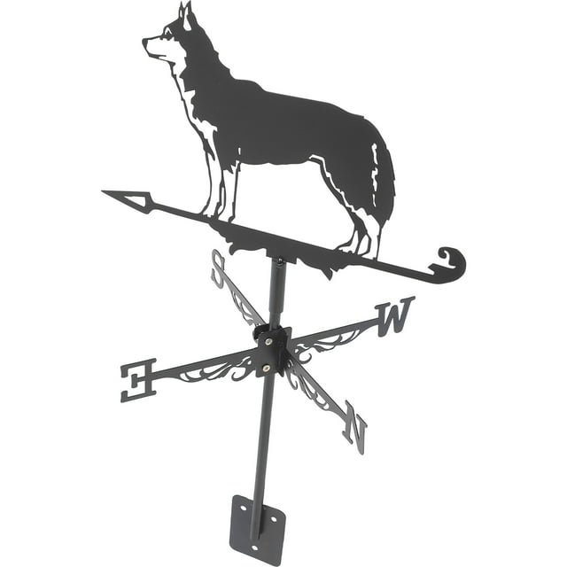 3d Animal Metal Weather Vane Roof Decoration Dog 1 Iron Vintage