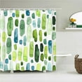 thumbnail image 1 of 3d Bathroom Curtains Tropical Green Leaves Plants Monstera Printing Shower Curtain Home Decoration Waterproof Fabric Bath Screen, 1 of 5