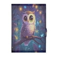thumbnail image 1 of 3d Cartoon Style Owl Door Curtain 25x40in Privacy Mesh with UV Protection Tie Back Rod Pockets, 1 of 10