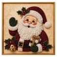 thumbnail image 1 of 3d Christmas Pearl Art Kit,Pearl Diamond Art Kits For Adults Christmas, Diy Christmas Diamond Painting Art Kit With Frame, 3d Raised Beads Craft Set, Relaxing Holiday Hobby, Seasonal Home Decor, 1 of 7