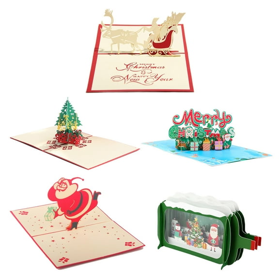 3d Christmas cards Creative Christmas gifts Christmas tree cards, Christmas event gifts