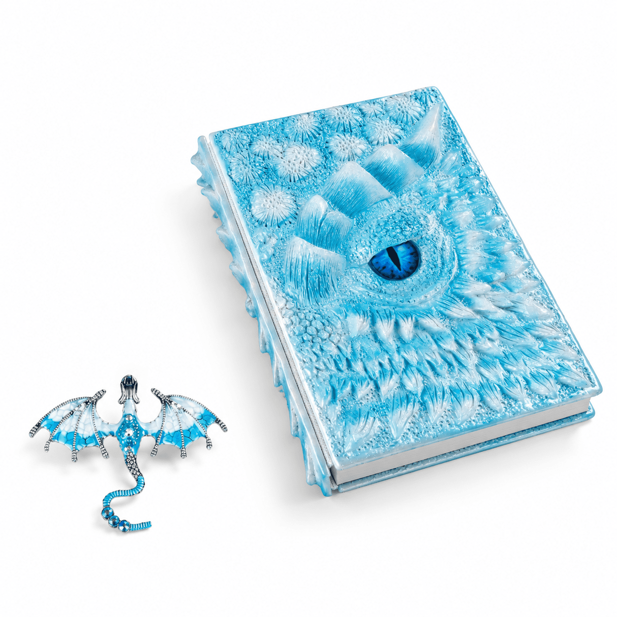3d Dragon Eye Embossed Journal Engraving Notebook Dnd For Lovers Blank ...