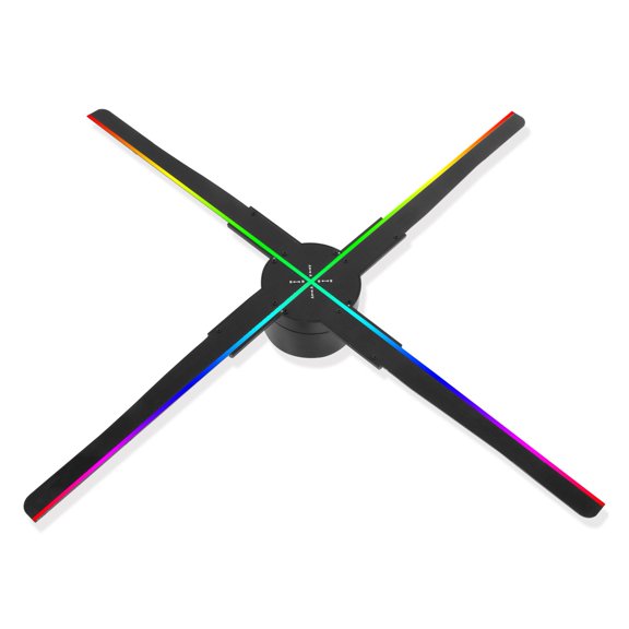 3d Fan Holographic Projector 52 Cm Wifi LED Sign Advertising Machine Built-in 8G Memory 552 Lamp Beads Support MP4/JPG/GIF/MOV ,Easy to Operate
