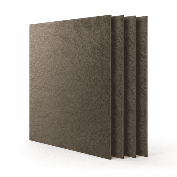 3d Faux Stone Pu Wall Panels For Interior Decor 4 Pieces Grey