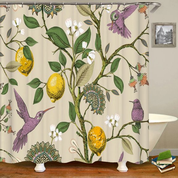 3d Flowers Pattern Shower Curtains Printing Bath Curtains Washable Fabric With Home Decorative Screen