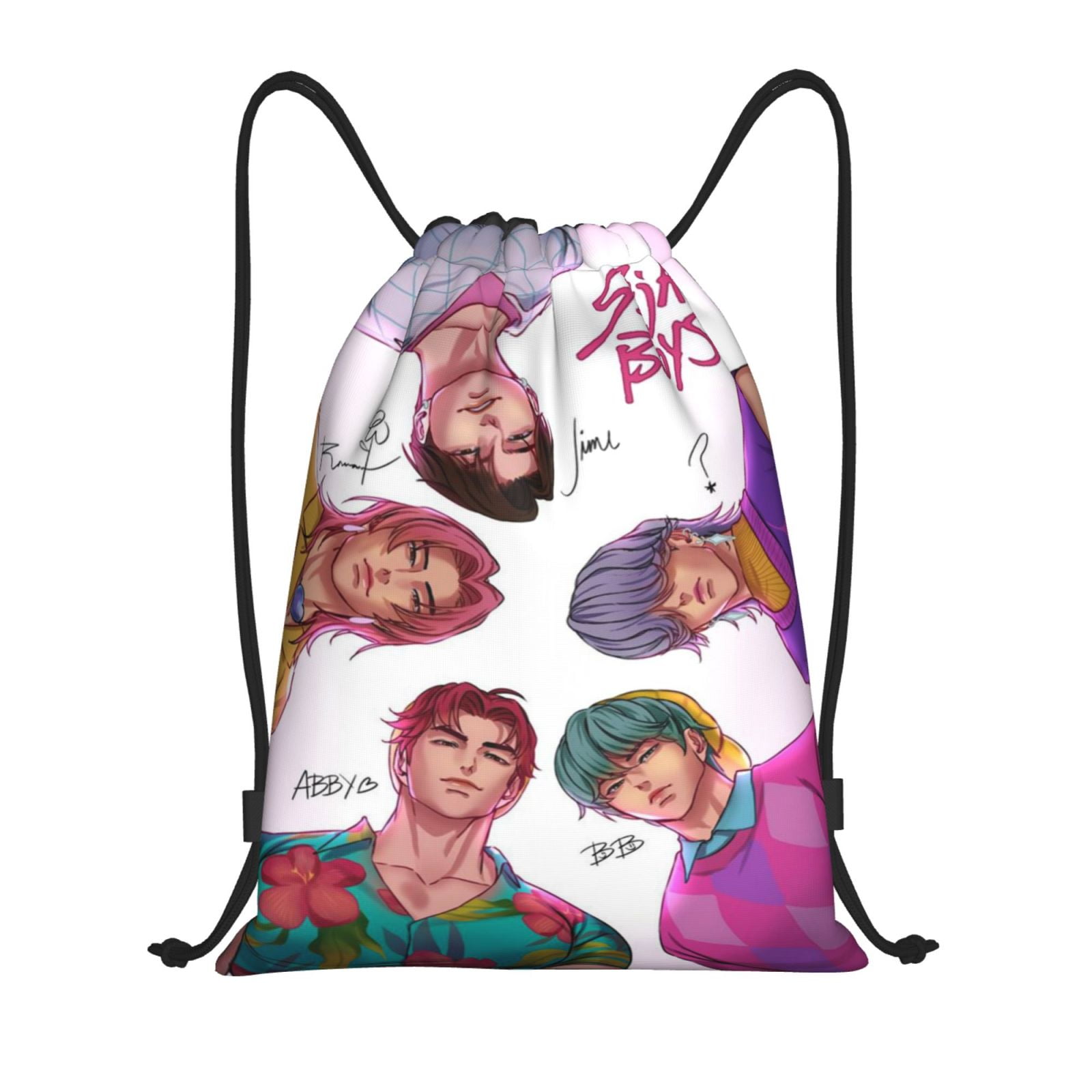 3d Graphics Kpo-p Demon Hun-ter Print Drawstring Bag Backpack ...