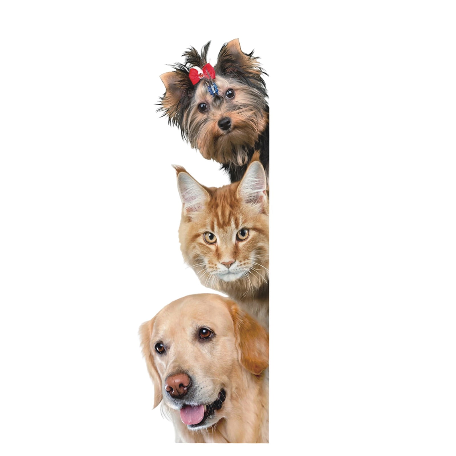 3d Kitty Dog Wall Stickers Living Room Bedroom Entrance Corner