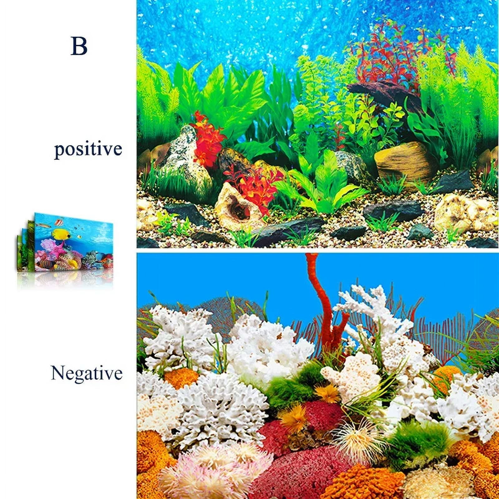 3d Marine Background for Aquarium Decorations Stickers & Poster Goods Decoration Fish Tanks and