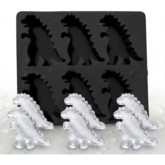 3d Monster Ice Mold, Suitable For Whiskey, 6-Grid Shaped Ice Maker, Suitable For Freezer Use, Fun Men'S Gifts And Halloween Party Decorations
