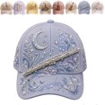 thumbnail image 1 of 3d Musical Instrument Embroidery Cap, 3d Musical Instrument Embroidered Baseball Cap For Women Style Alternative, Printed Raised Dimensional Effects, Outdoor Travel Streetwear Hat, 1 of 7
