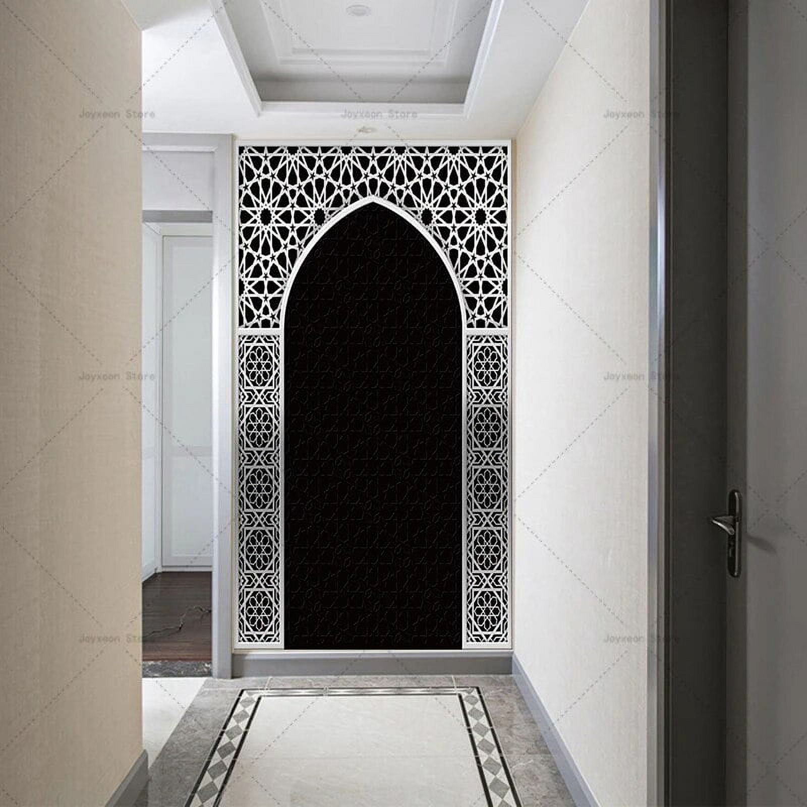 3d Muslim Door Sticker Vinyl PVC Waterproof Selfadhesive Decorative