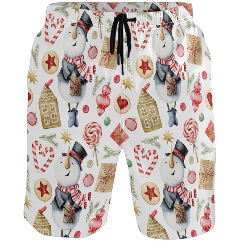 3d Print Bear Fish Leopard Beach Shorts Men Casual Sports Surfing Board