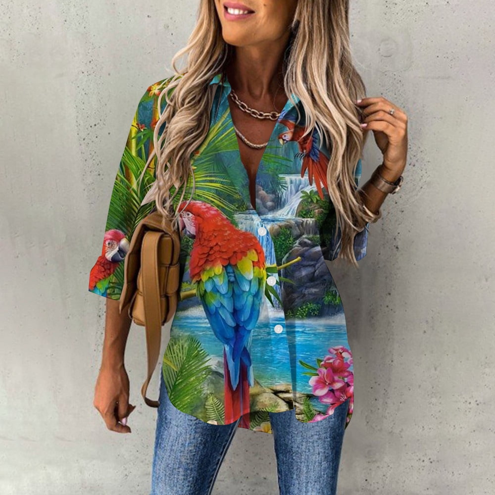 3d Print Trendy Cool Long Sleeves Shirts Korean Popular Clothes Korean ...