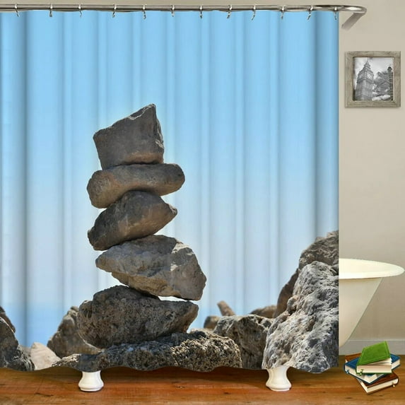 3d Print Waterfall Forest landscape Pattern Shower Curtain Bathroom Waterproof Bath Curtain With 180*200 Polyester Cloth