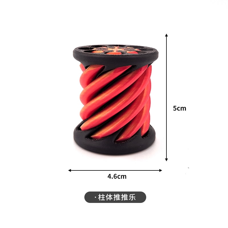 3d Printing Spiral Illusion Toy Impossible Passthrough Sculpture Fidget ...