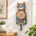 3d Puzzles For Adults Detective Cat Clock Diy Model Kit Crafts ...