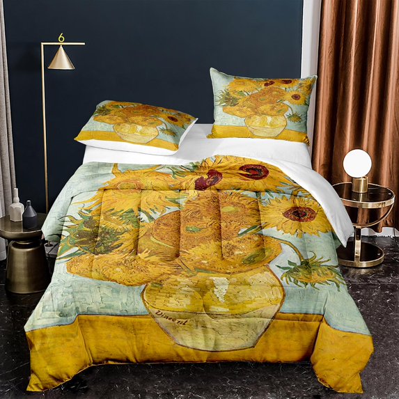 3d Quilt Quilt Sunflower Series