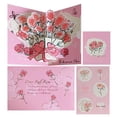 thumbnail image 1 of 3d Rose Pop Up Card, Blank Note Greeting Card, Paper Flower Card With Envelope, Elegant Bouquet Card, Mothers Day Card, Anniversary Greeting Card, Wedding Pop Up Card, 1 of 6