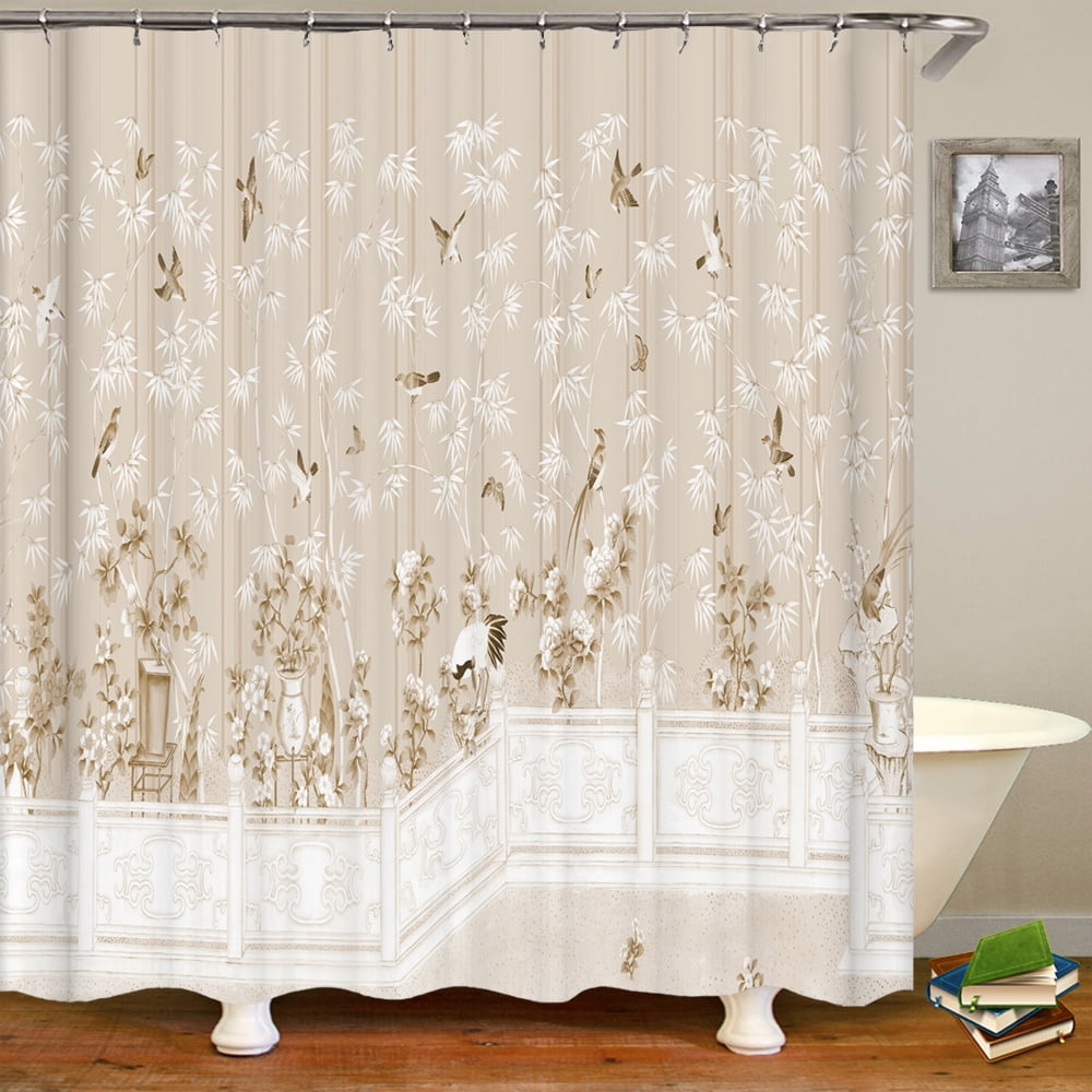 3d Shower Curtain Japanese style landscape Waterproof Bathroom Curtain