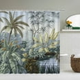 thumbnail image 1 of 3d Waterproof Shower Curtains European Retro Flower Bathroom Curtains With Decorative 180 * 200cm Polyester Bath Screen, 1 of 5