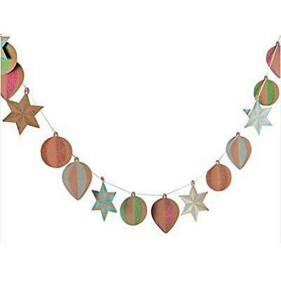 3d christmas holiday ornament banner cardboard decoration