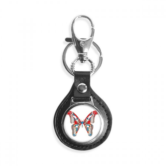 3d in red&blue colour key link chain keyholder finder hook metal