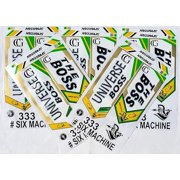 3d laminated cricket bat sticker
