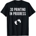 thumbnail image 1 of 3d printing in progress, pregnant joke, mom to be t-shirt, 1 of 5