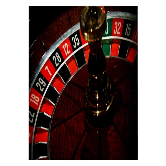 3dRose, A Picture Of A Roulette Wheel, 22x30 Bath Hand Pool Towel