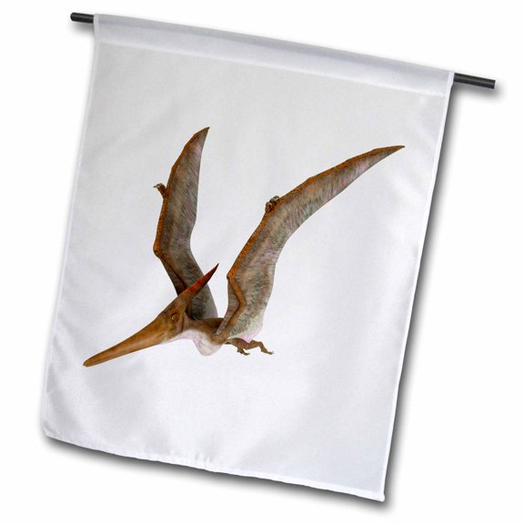 3dRose, A Pteranodon dinosaur flying, 12 x 18 inch Garden Flag