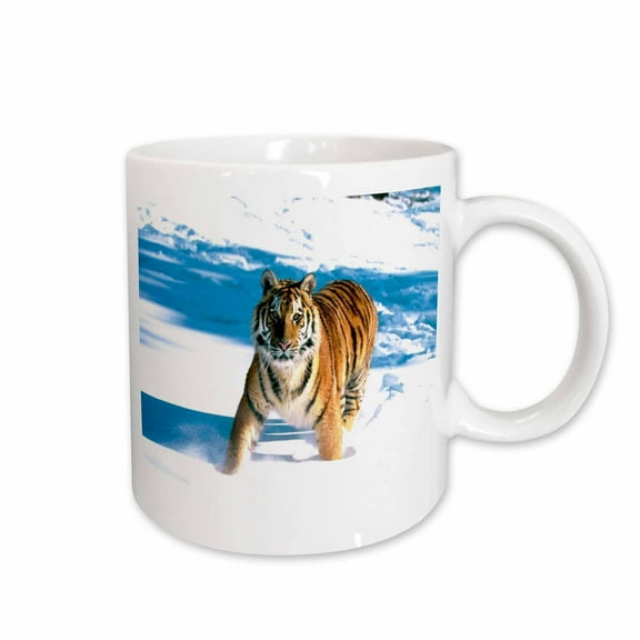 3drose, a Siberian Tiger, 15oz Mug