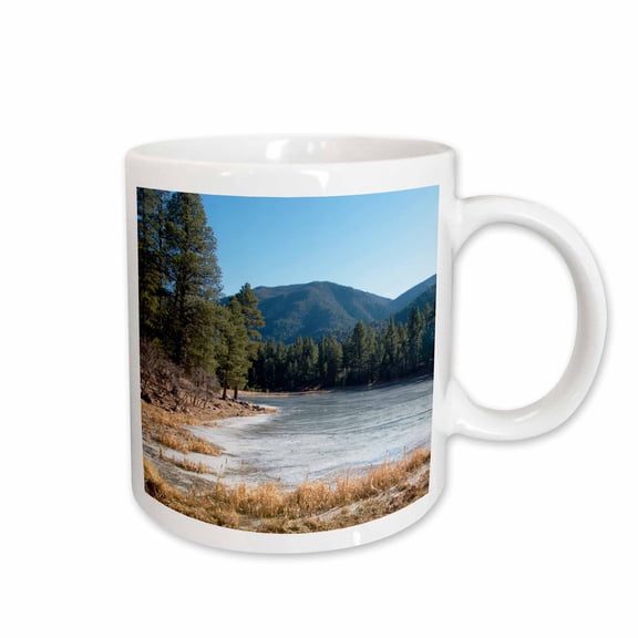 3drose, a Frozen Lake Taken in the Dixie National Forest of Utah, 11oz Mug