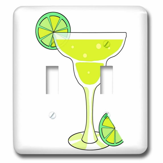 3dRose, A lime margarita mixed drink design for any fun party., double toggle switch