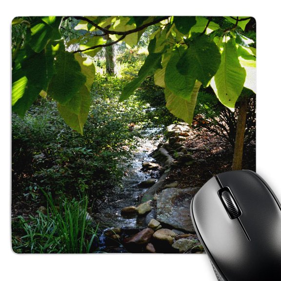 3dRose, A nature scene with creek and plants, MousePad