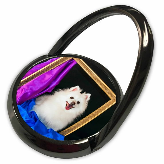 3dRose, A picture of an American Eskimo dog, Phone Ring