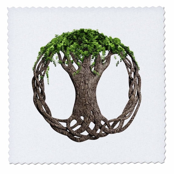 3dRose, A tree of life symbol, a popular Irish and Celtic symbol., 6x6 inch quilt square