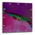 thumbnail image 1 of 3dRose, Abstract, Purple and Pink, 10x10 Wall Clock, 1 of 1