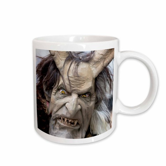 3drose, Actors Dressed as Demons at Krampuslauf, Munich, Germany, 11oz Mug