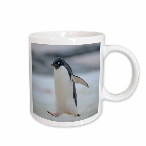 3drose, Adelie Penguin. Antarctic Peninsula, Graham Land, Peterman Island, 11oz Mug