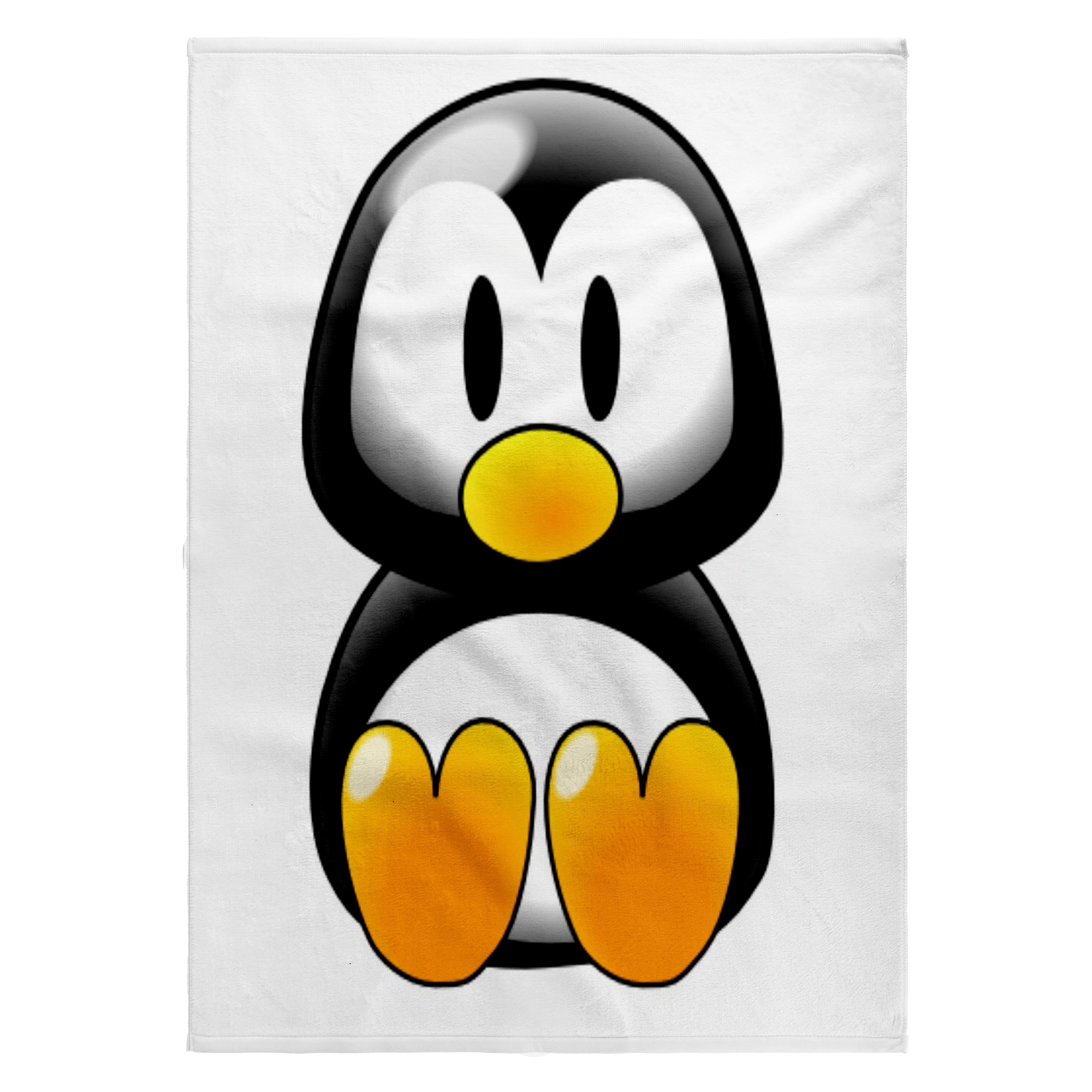 3dRose, Adorable Baby Penquin, 22x30 Bath Hand Pool Towel