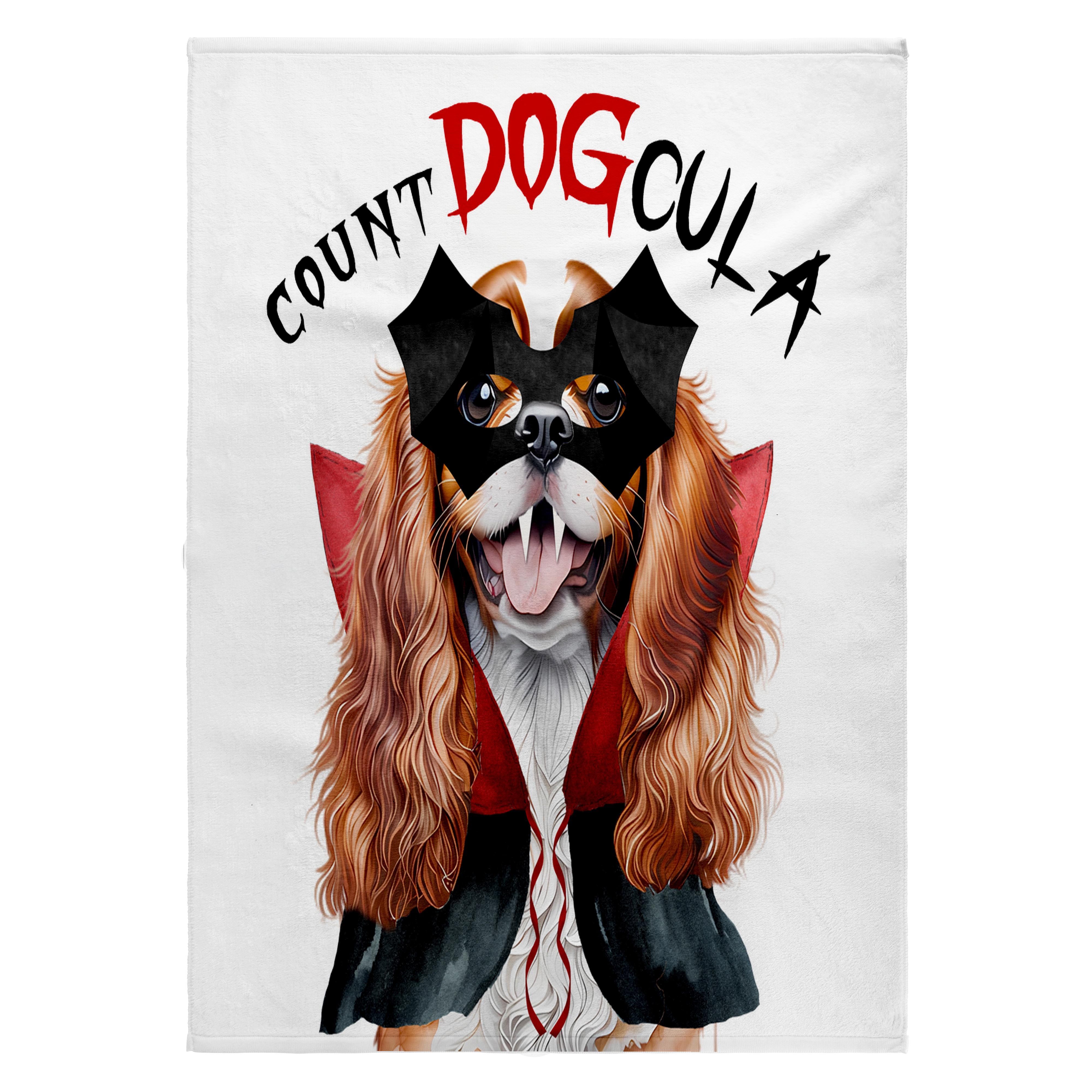 3dRose, Adorable Cavalier King Charles Spaniel Halloween vampire dog., 22x30 Bath Hand Pool
