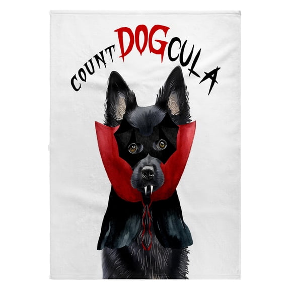 3dRose, Adorable Schipperke Dog in a Dracula Costume for Halloween., 22x30 Bath Hand Pool Towel