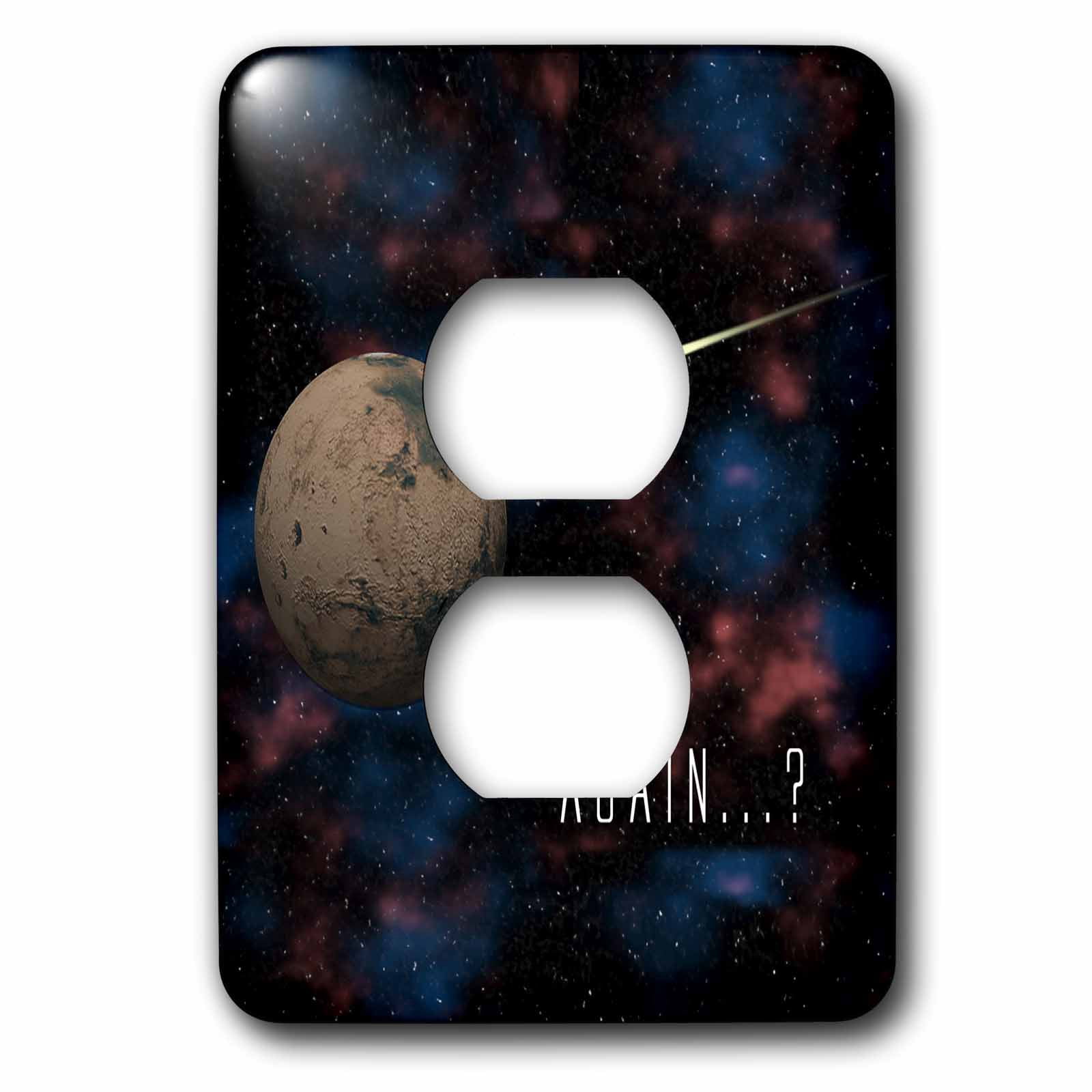 3dRose, Again science fiction space design of planet Mars with an ...