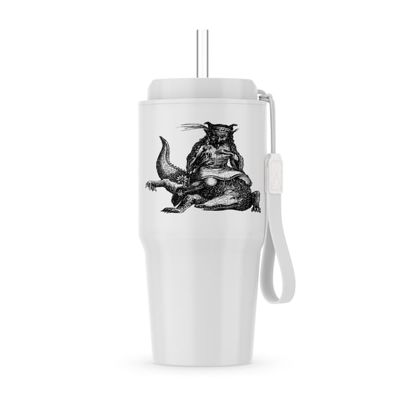 3dRose, Agaress The Old Duke Riding Upon A Crocodile Vector Illustration , 20oz Tumbler