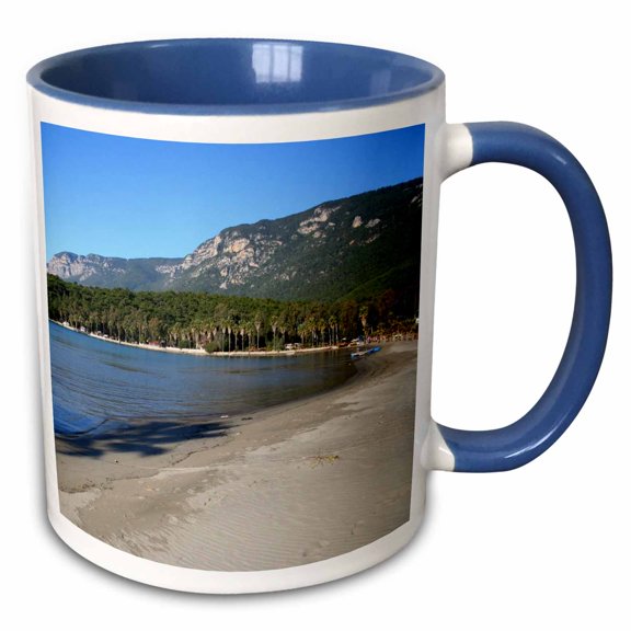 3drose, Akyaka Deserted Beach an Unspoiled Beauty Turkiye, 11oz Two-tone Blue Mug