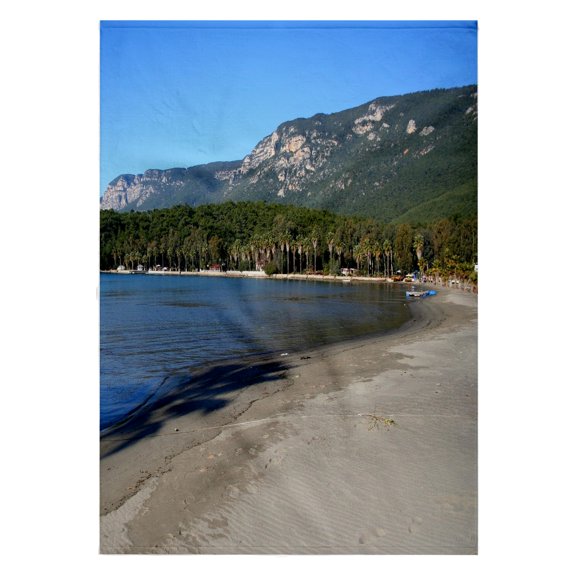 3dRose, Akyaka Deserted Beach An Unspoiled Beauty Turkiye, 22x30 Bath Hand Pool Towel