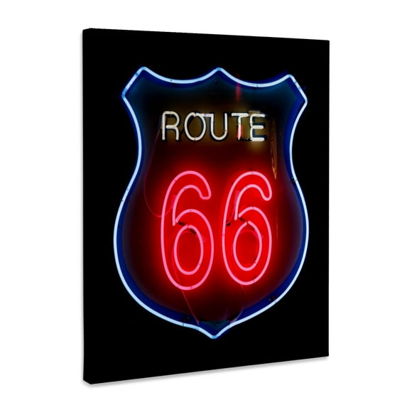 3dRose, Albuquerque, New Mexico, USA, Route 66., Museum Grade Canvas Wrap 16x20